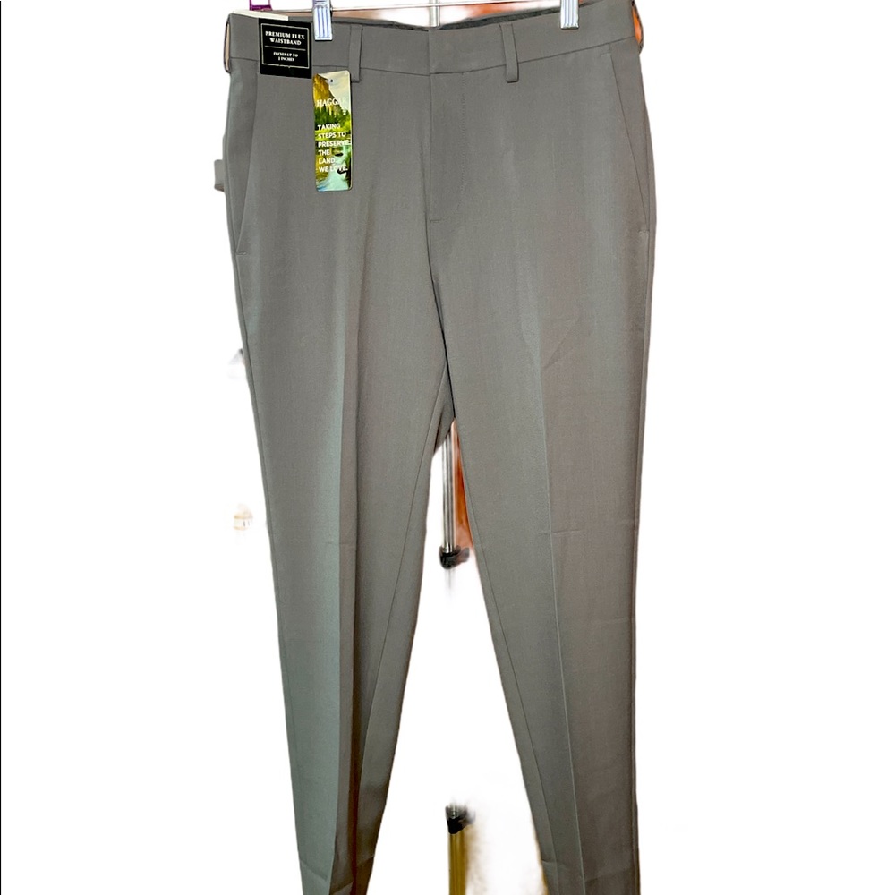 Haggar Men’s Dress Pants 30Wx30L Plain Front Flex